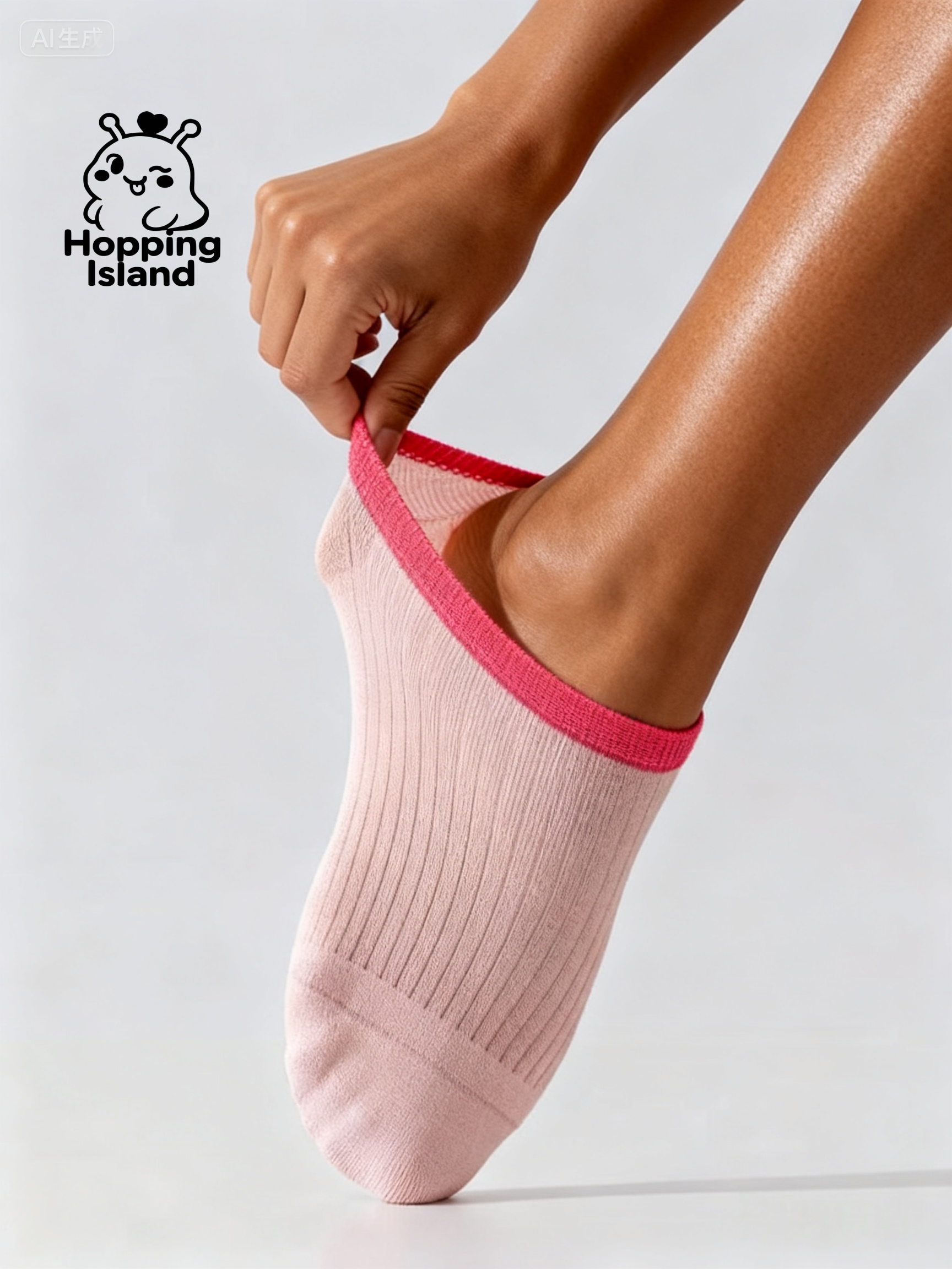 5 Pairs Socks Colorful Ankle Invisible Socks INS Style [HI]