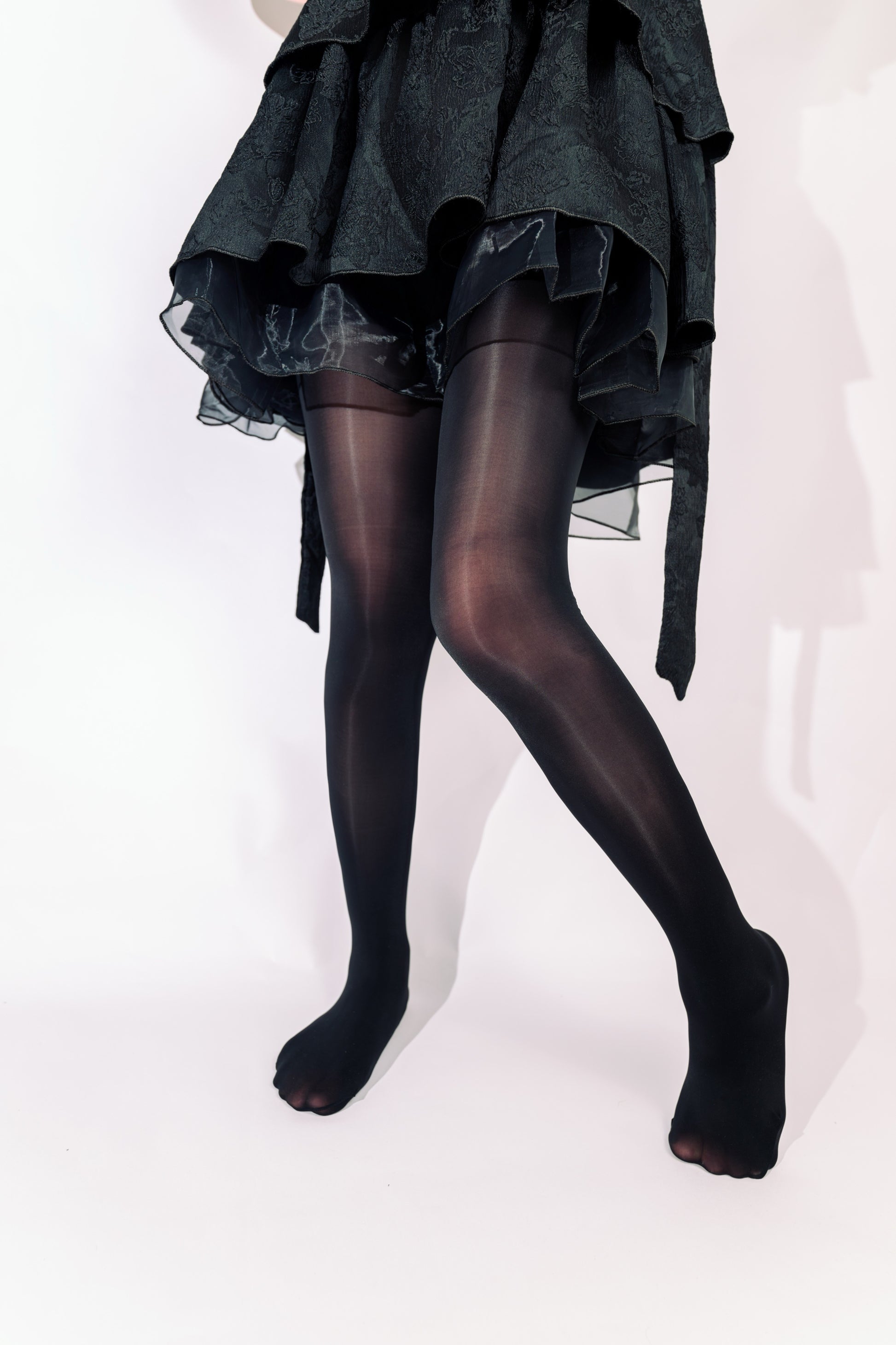 HI Silken Black Stocking Lingerie Pantyhose High Elastic Anti-Snag Durable Tights