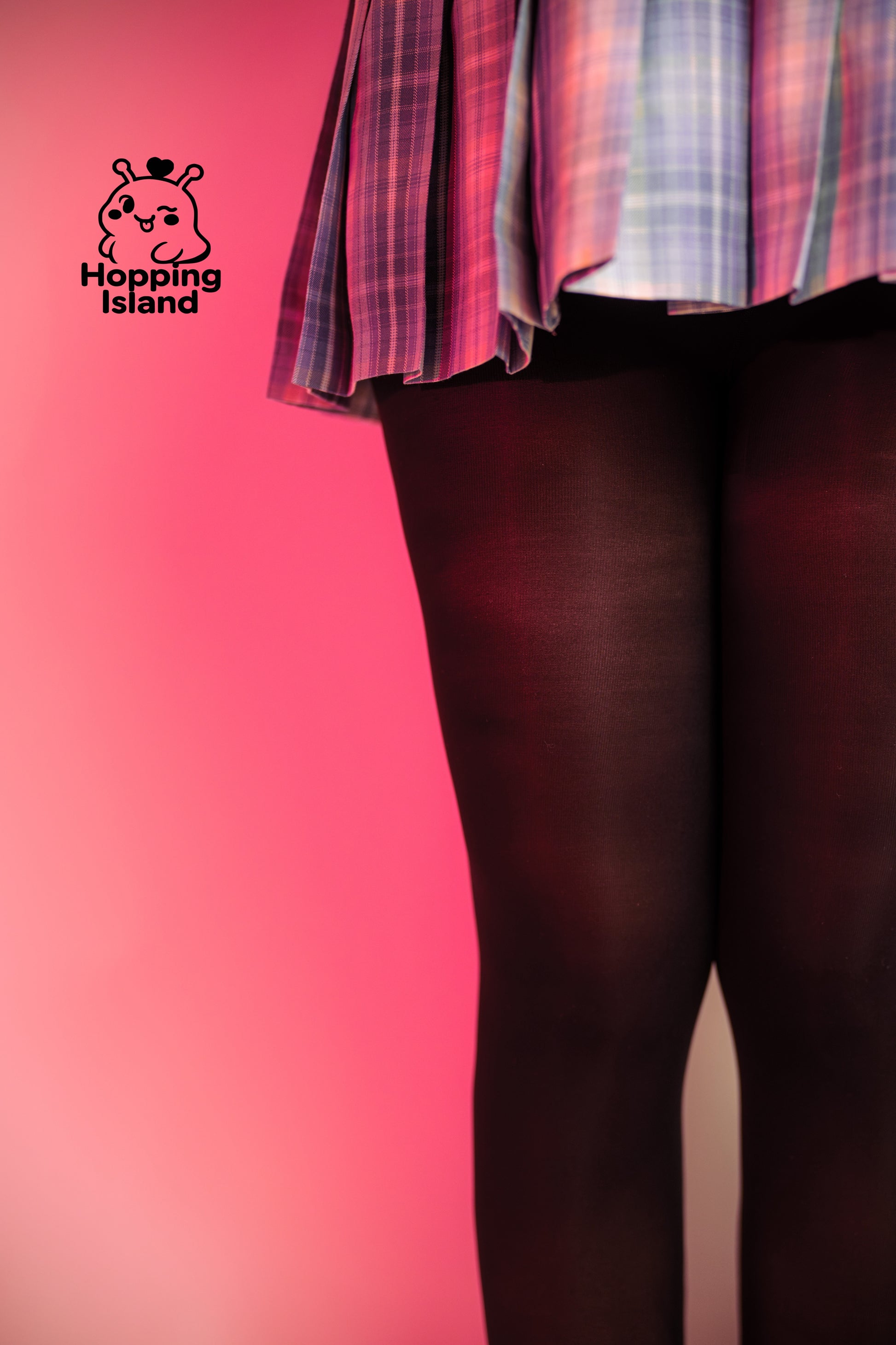 HI Silken 80D Opaque Black Stocking Tights Soft High Elastic Daily Wear JK