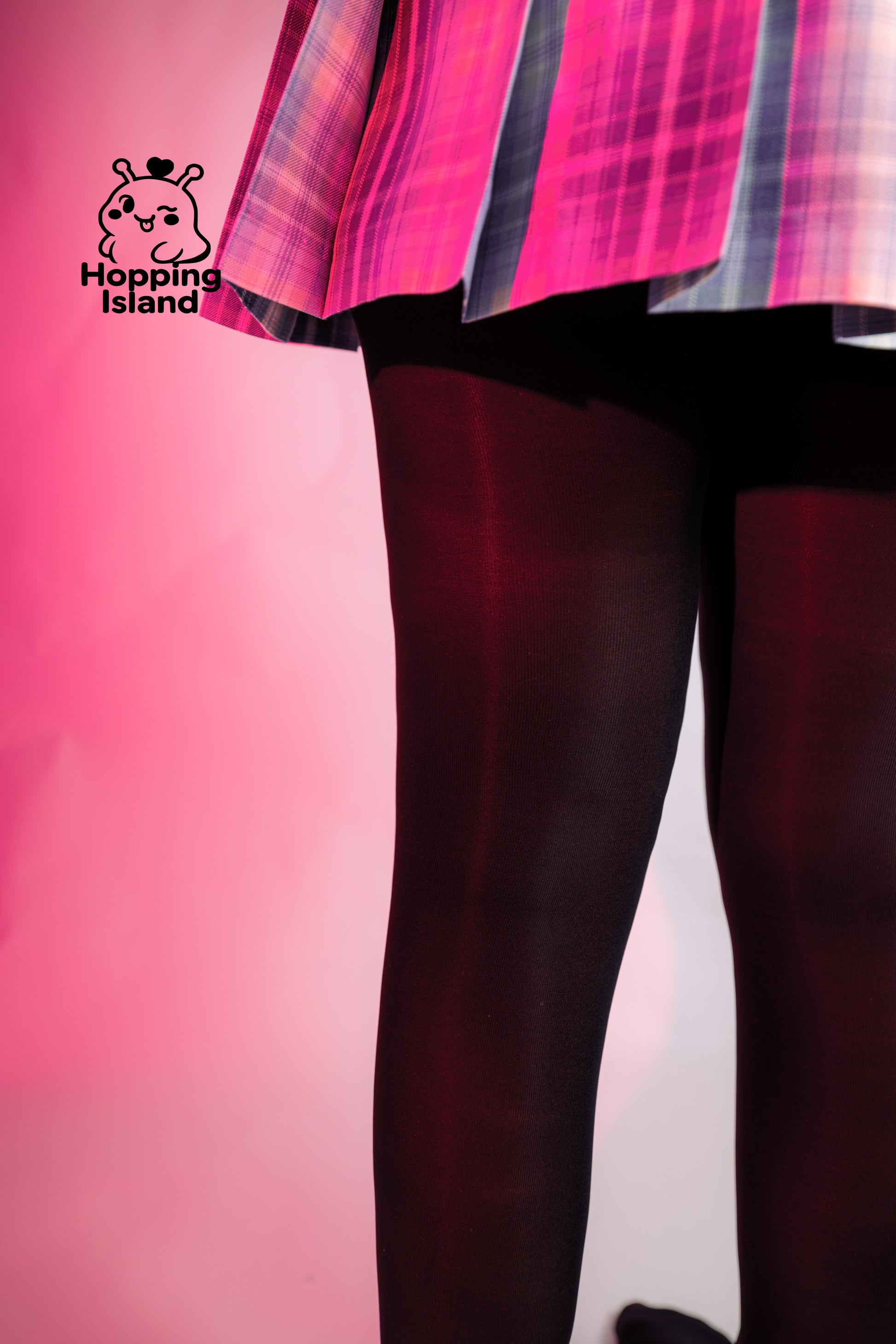 HI Silken 80D Opaque Black Stocking Tights Soft High Elastic Daily Wear JK