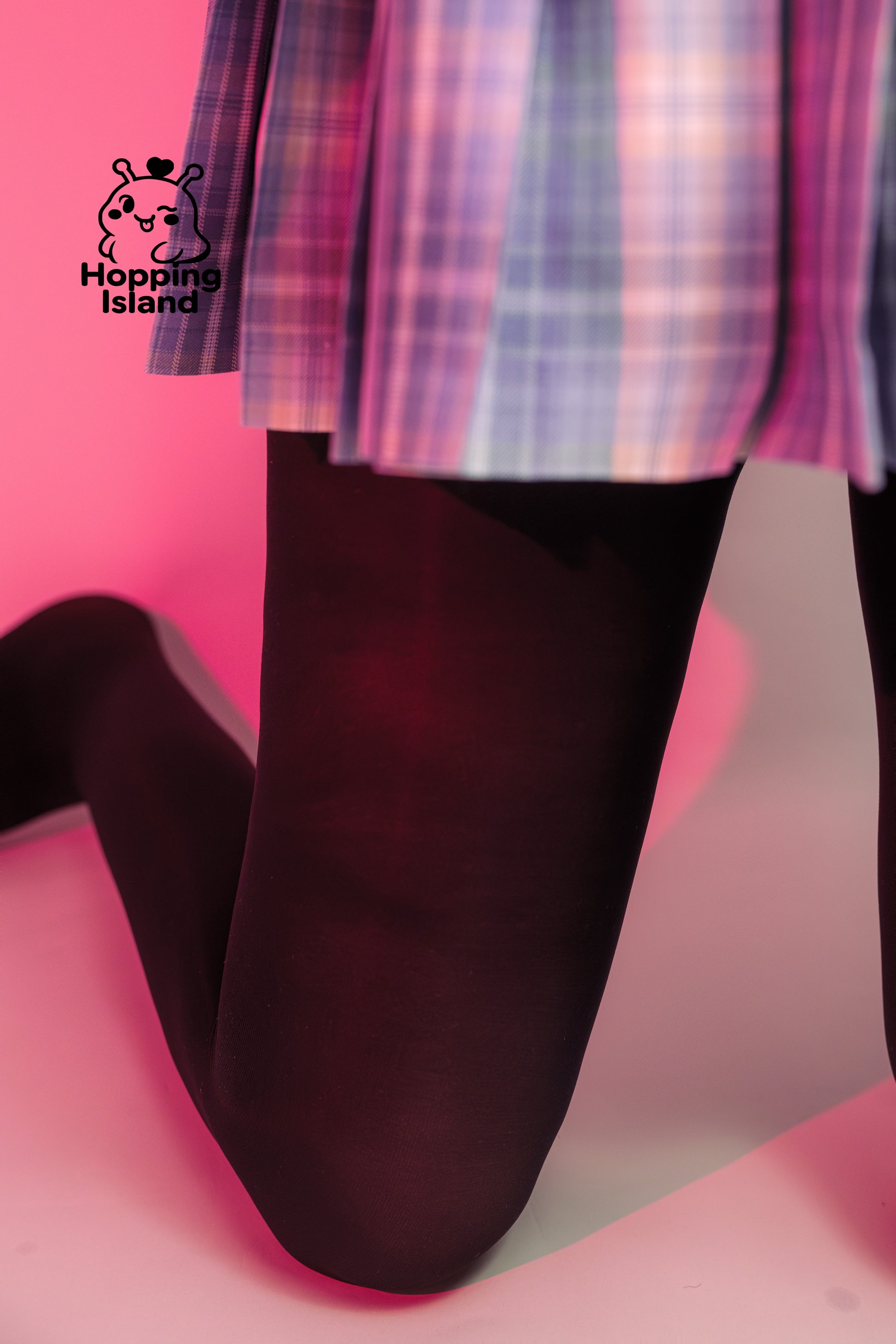 HI Silken 80D Opaque Black Stocking Tights Soft High Elastic Daily Wear JK