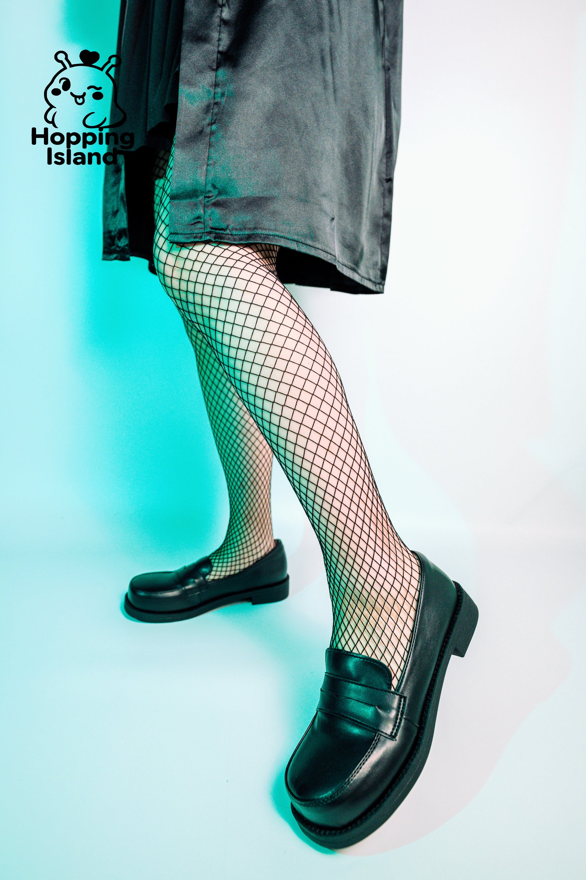 HI Floral Small Mesh Black Fishnet Classic Sheer Stretch Stocking Tights