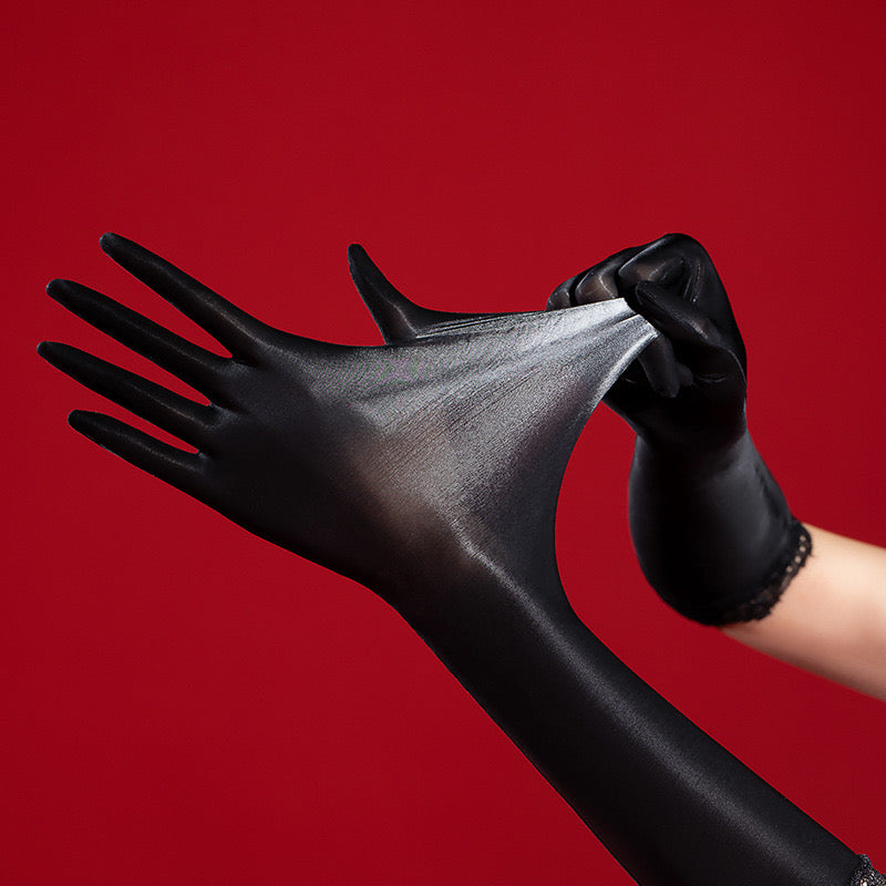 HI Silken Series Ultra Sheer Gloss Gloves Durable Anti-Snag Shiny Hosiery Gloves