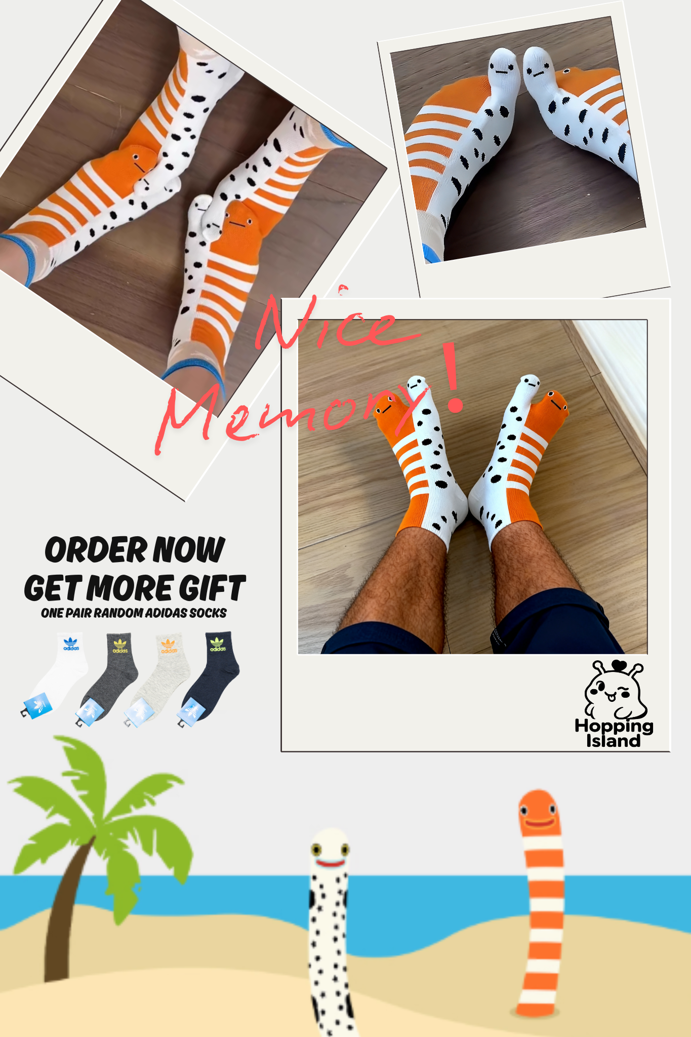 Socks Eel Toe Divider Fun Sock [HI]