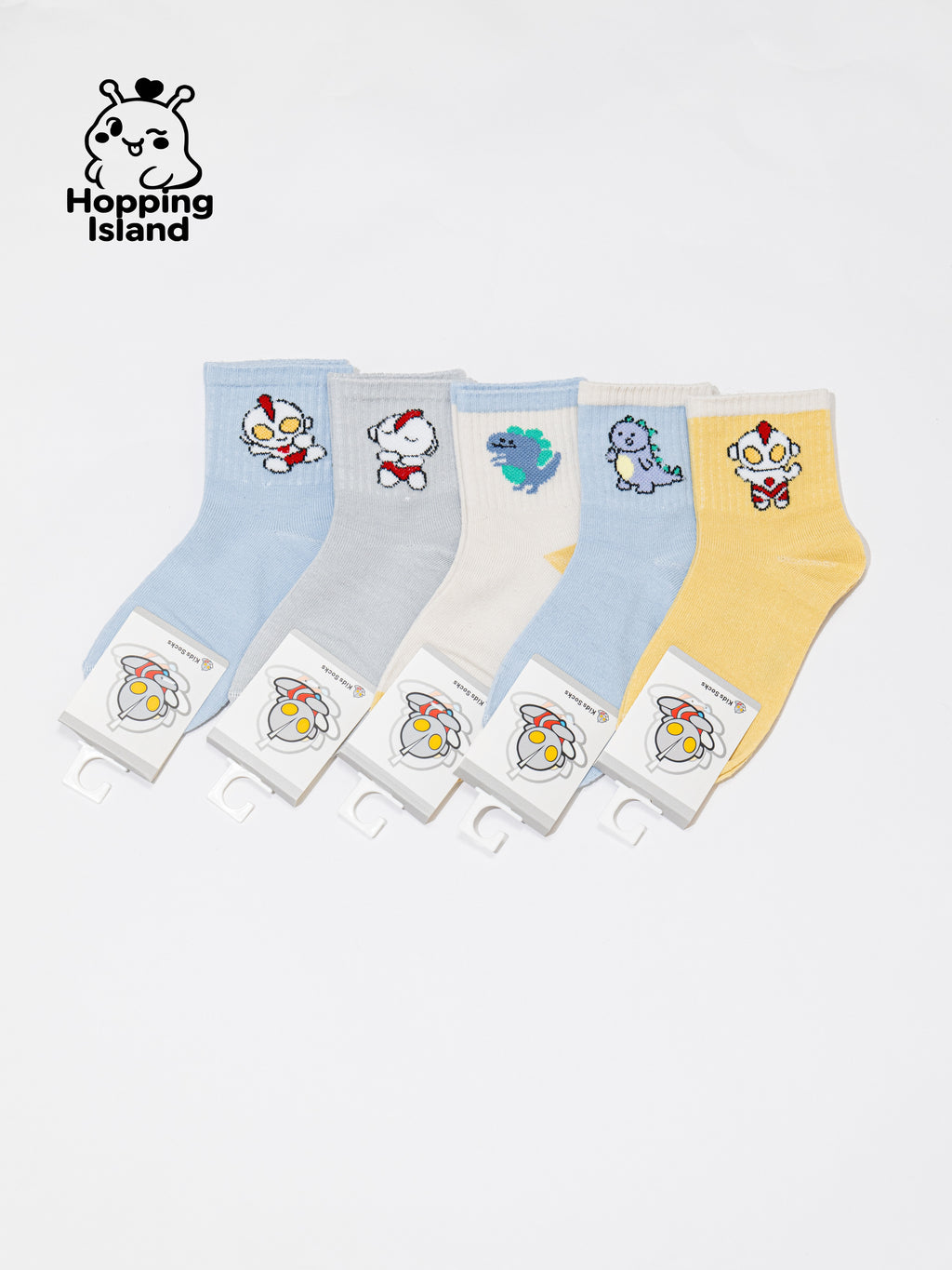 Kids Socks 5Pairs Ultraman Pattern [HI]