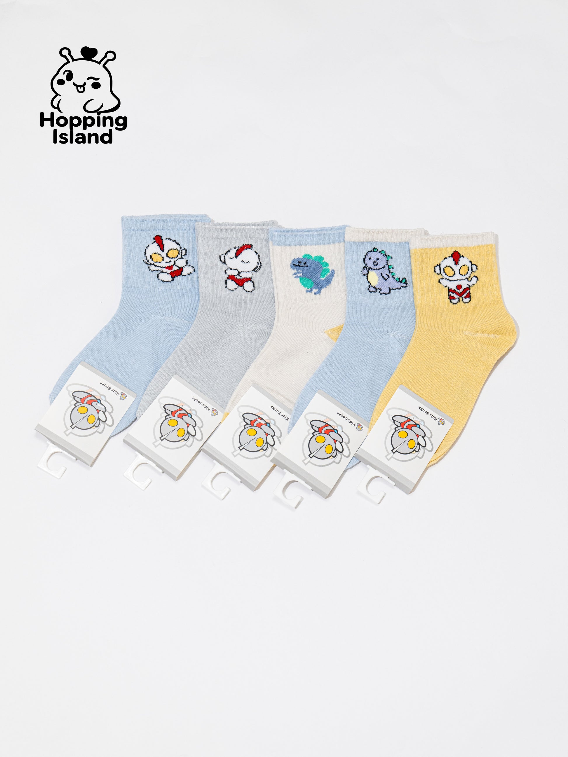 Kids Socks 5Pairs Ultraman Pattern [HI]