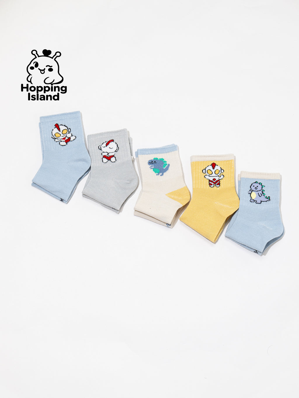 Kids Socks 5Pairs Ultraman Pattern [HI]