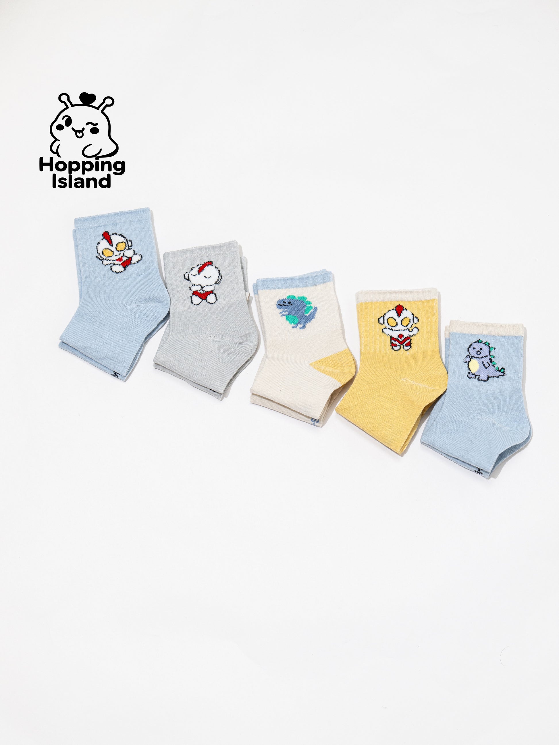 Kids Socks 5Pairs Ultraman Pattern [HI]