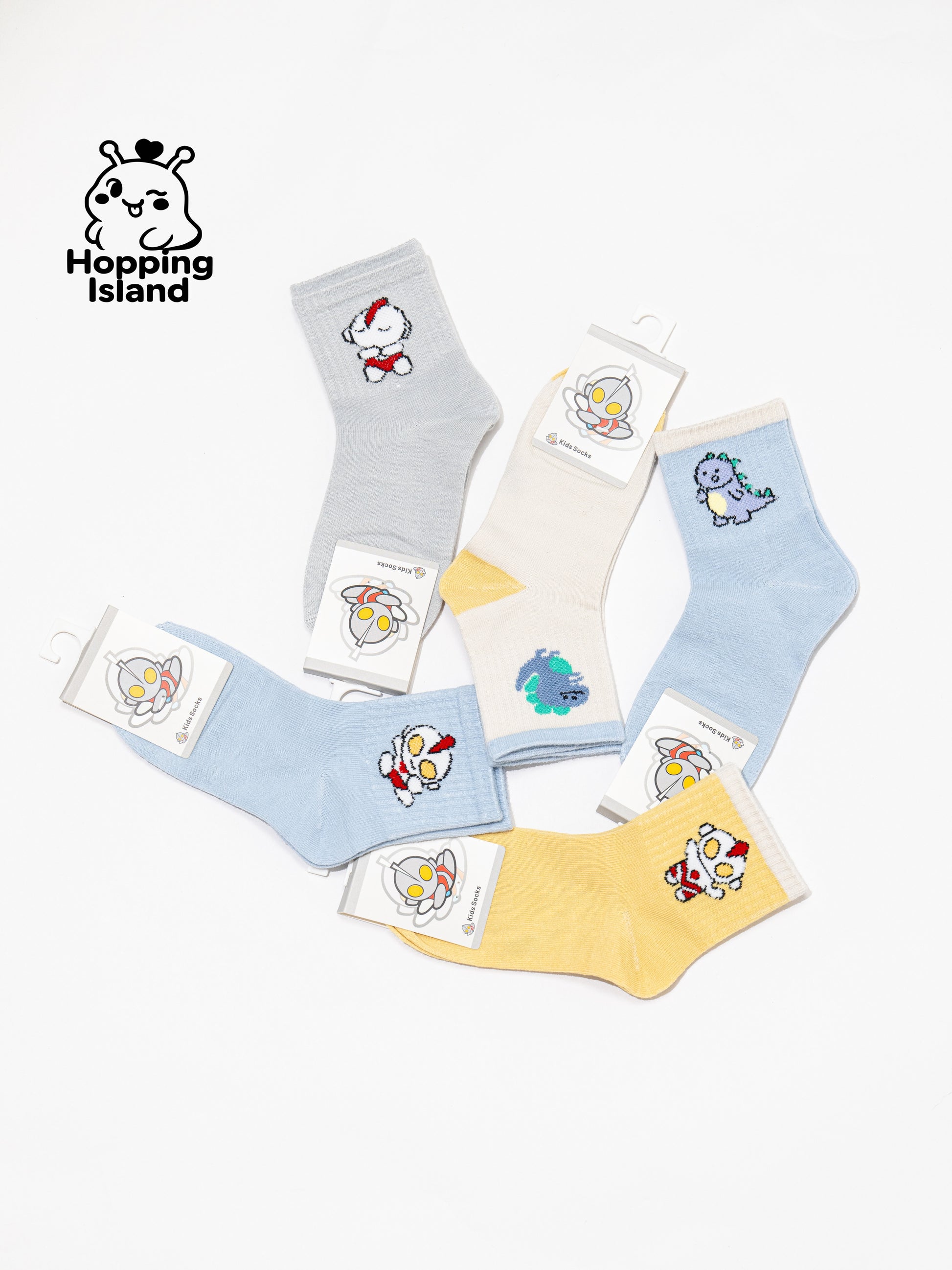 Kids Socks 5Pairs Ultraman Pattern [HI]