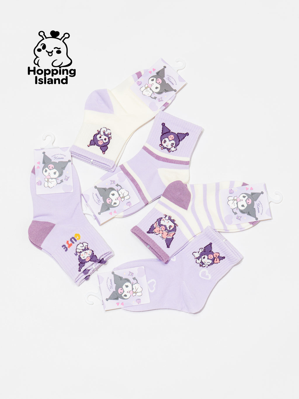 Kids Socks 5Pairs Kuromi Cartoon [HI]