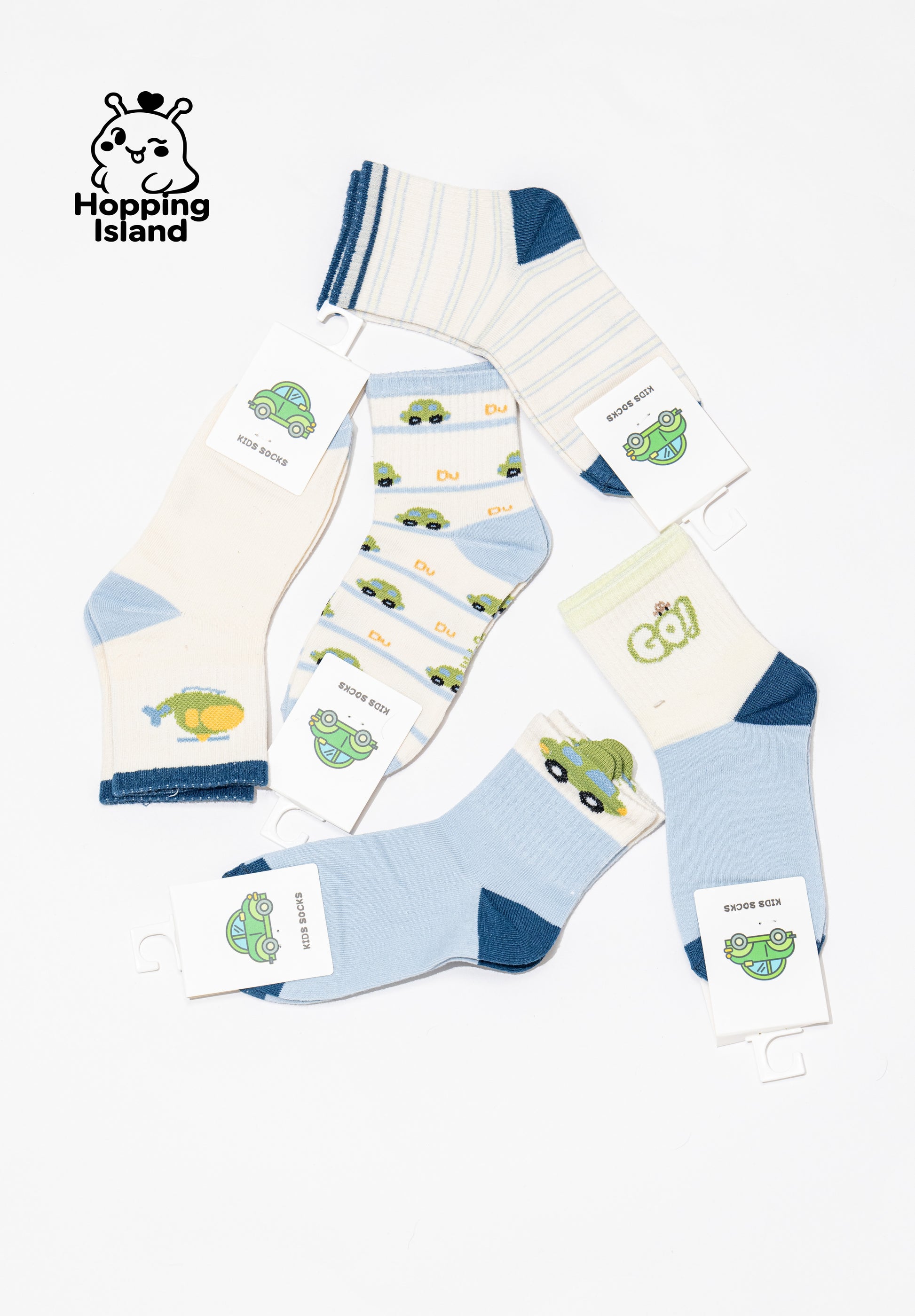 Kids Socks 5Pairs Little Car [HI]