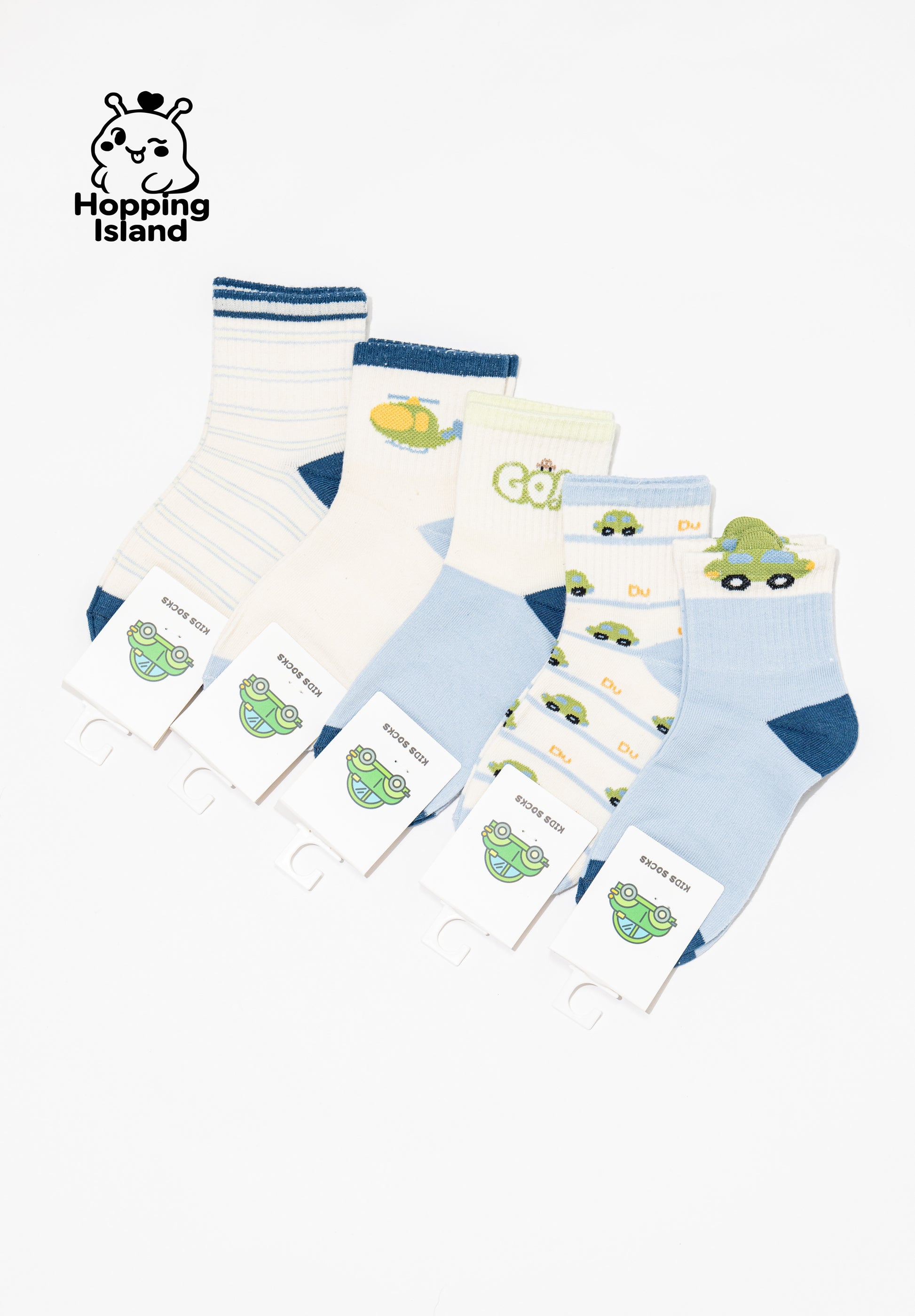 Kids Socks 5Pairs Little Car [HI]