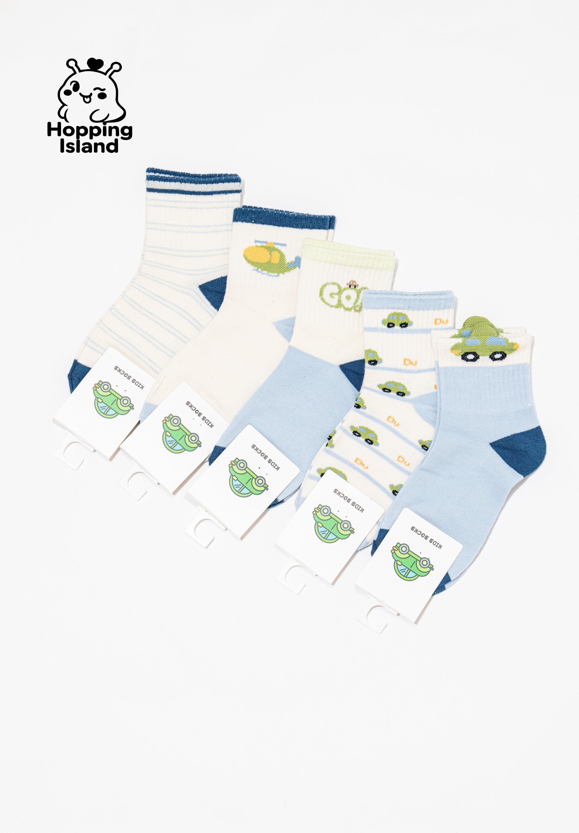 Kids Socks 5Pairs Little Car [HI]