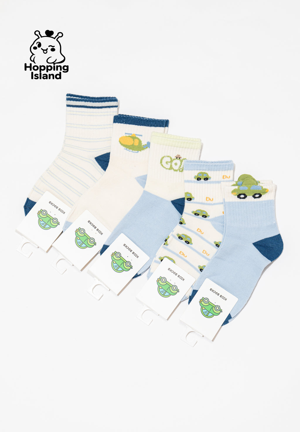 Kids Socks 5Pairs Little Car [HI]