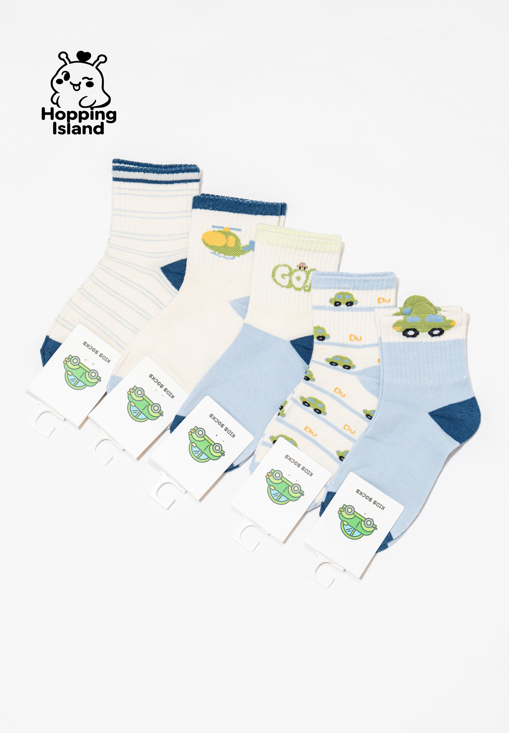 Kids Socks 5Pairs Little Car [HI]
