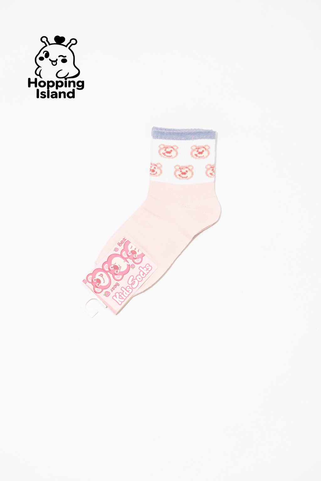 Kids Children Girl Boys Sock Socks 5Pairs Strawberry Bear [HI]