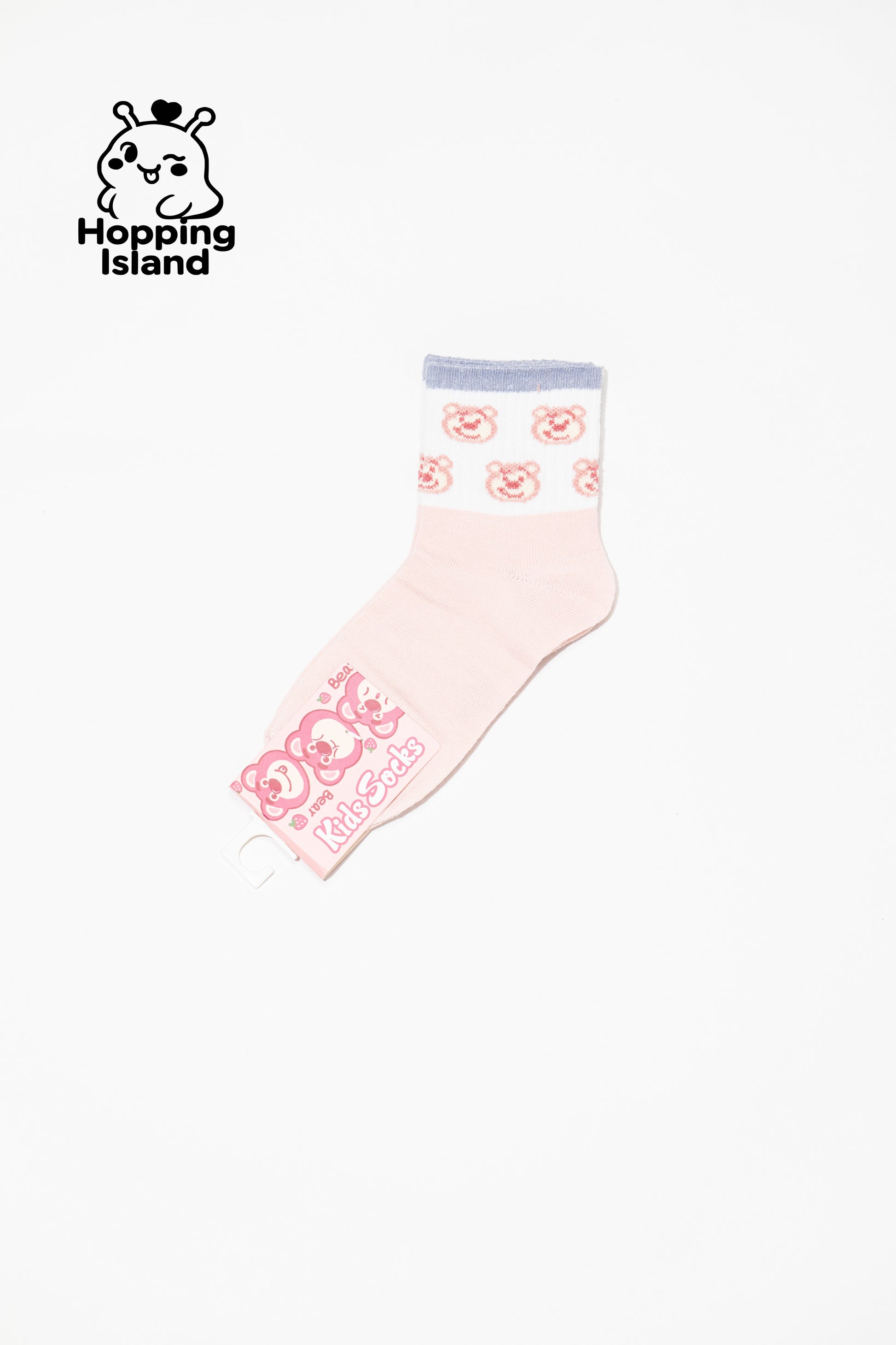 Kids Children Girl Boys Sock Socks 5Pairs Strawberry Bear [HI]
