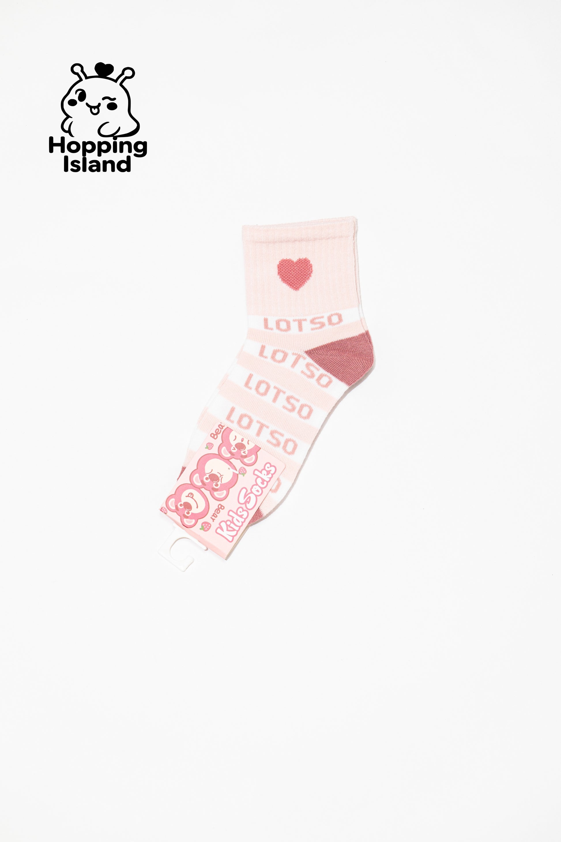 Kids Children Girl Boys Sock Socks 5Pairs Strawberry Bear [HI]