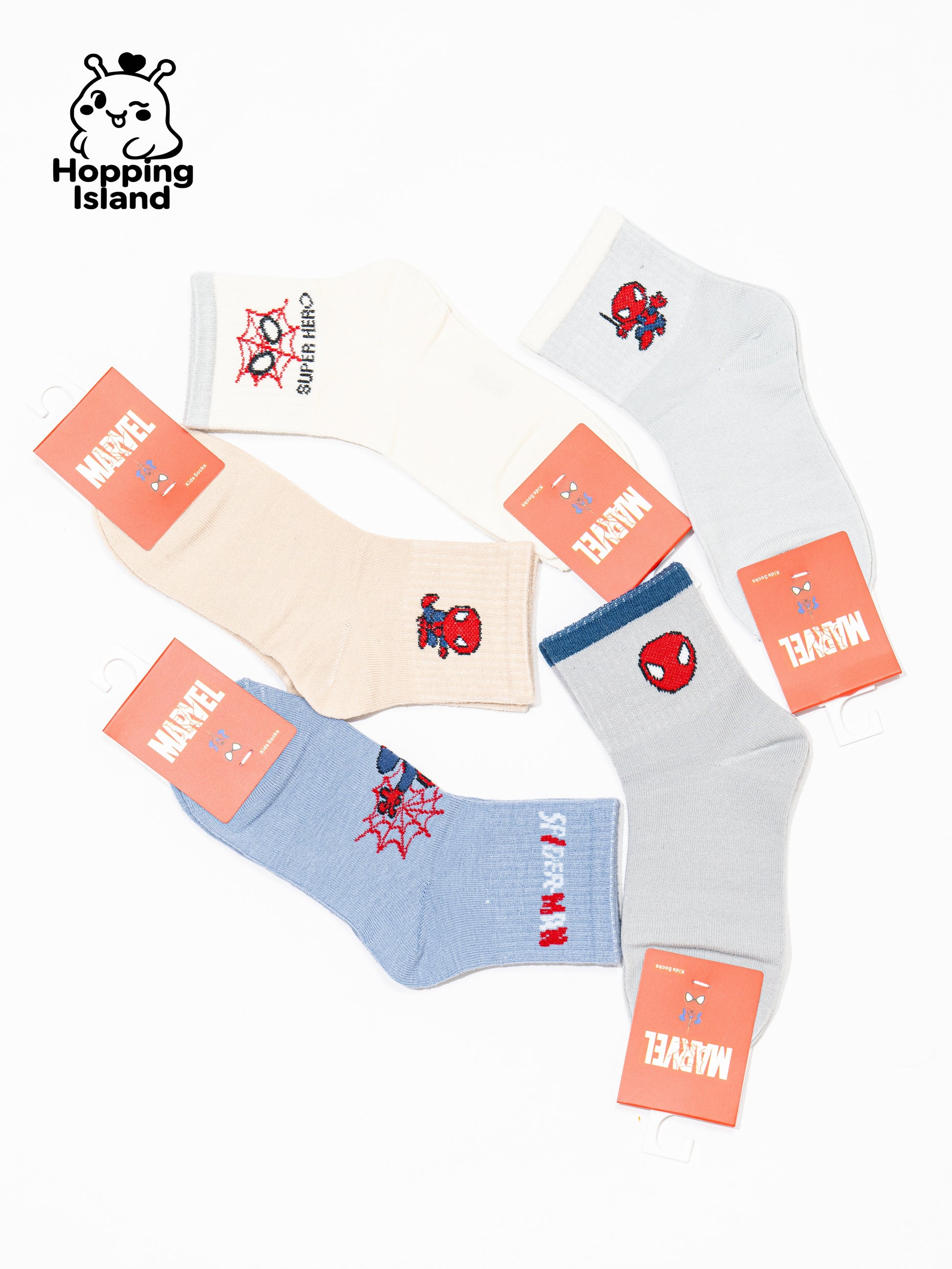 Kids Socks 5Pairs Spiderman [HI]