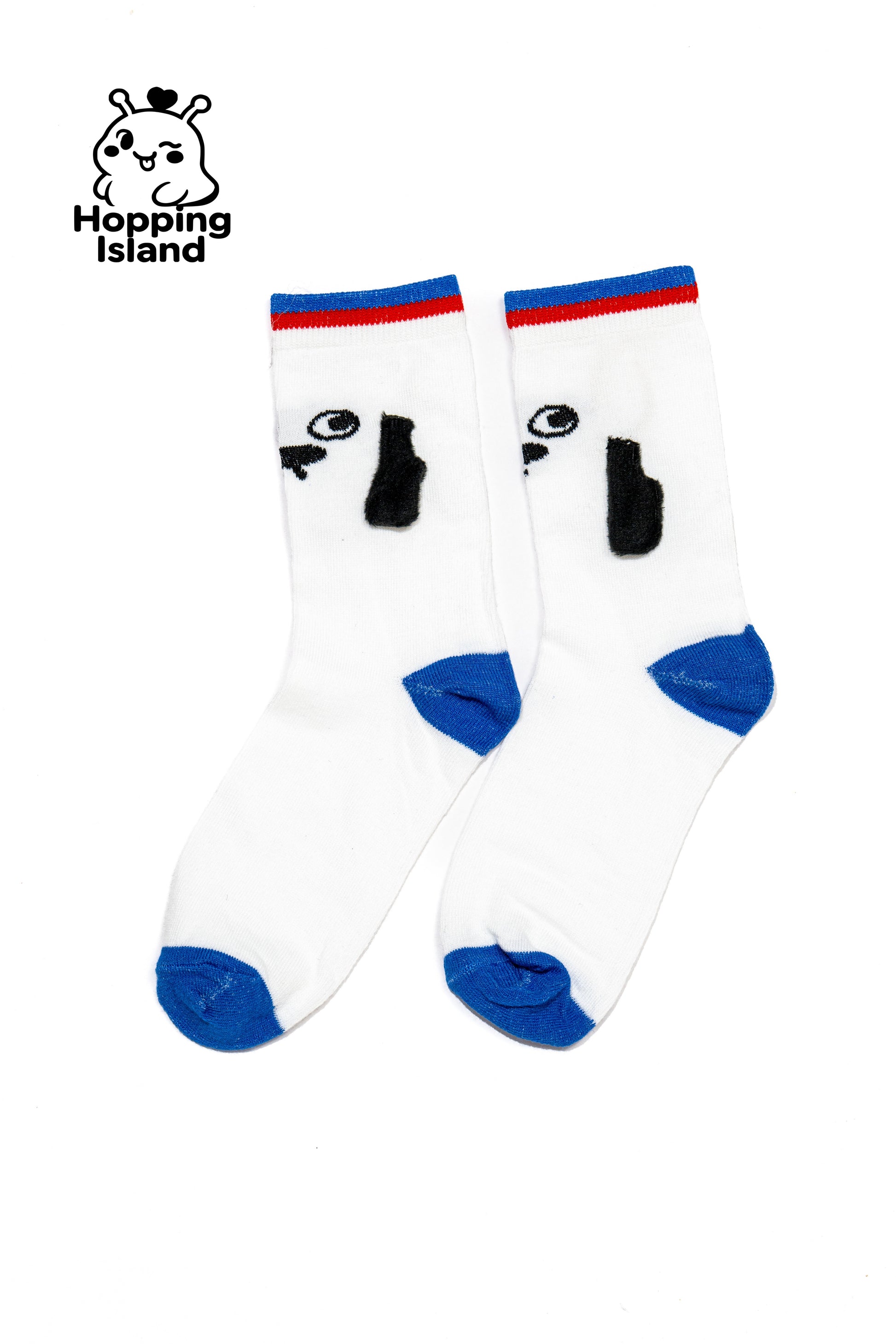 Socks 3D Dog Couple Animal Fun Socks [HI]